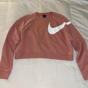 Nike cropped sweatshirt